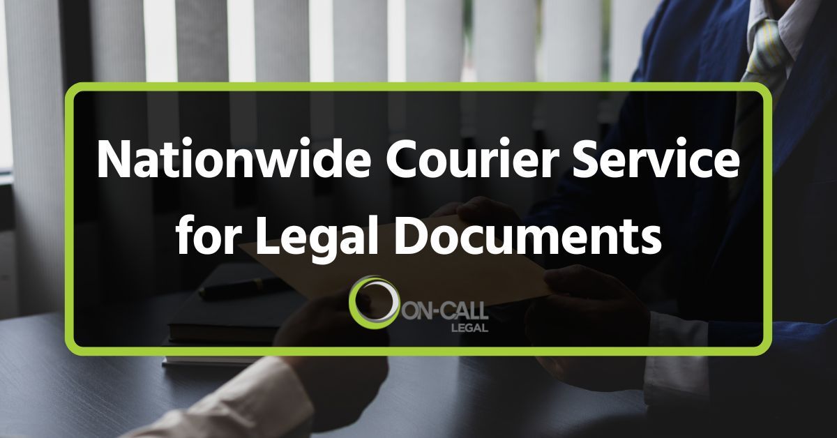 Nationwide Courier Service for Legal Documents