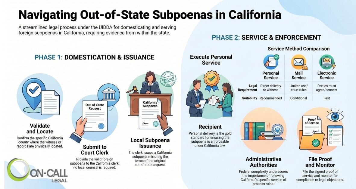 Out-of-State Subpoena in California