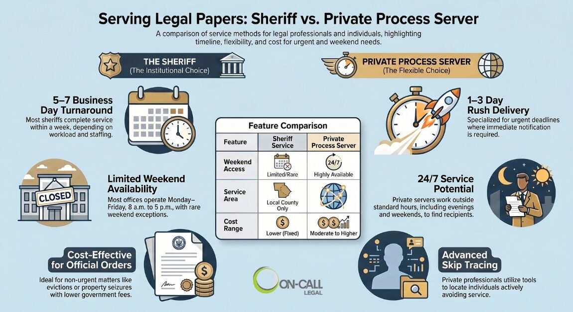 Does the Sheriff Serve Papers on the Weekend? What You Should Know