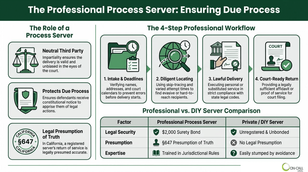 The Professional Process Server: Ensuring Due Process - On-Call Legal